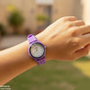 Flower Rubber Strap Women's Watch