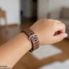 Mini Square Dial Rubber Strap Women's Watch