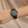 Star Dial Rubber Strap Women's Watch