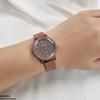 Star Dial Rubber Strap Women's Watch