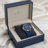 Silver Bezel Magnetic Rubber Strap Women's Watch