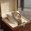 Round Grey Bezel Magnetic Rubber Strap Women's Watch