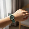 Number's Dial Magnetic Rubber Strap Women's Watch