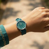 Number's Dial Magnetic Rubber Strap Women's Watch
