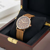 Golden Nubmer's Dial Magnetic Rubber Strap Women's Watch