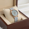 Golden Nubmer's Dial Magnetic Rubber Strap Women's Watch
