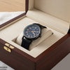 Round Black Bezel Magnetic Rubber Strap Women's Watch