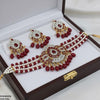 Tear Pearl Drop Choker Set