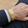 Octagon Round Dial Men's Watch