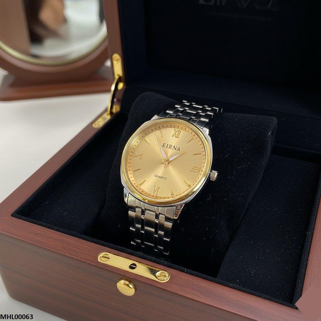 Round Champagne Dial Men's Watch