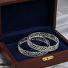 Round Stone Bangle Set