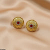 Round Stone Tops Pair