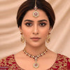 Tear/Flower Drop Necklace Set