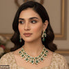 Oval Tear Necklace Set