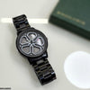 Round Car Wheel White Rim Men's Watch
