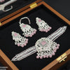 Rectangle Flower Choker Set