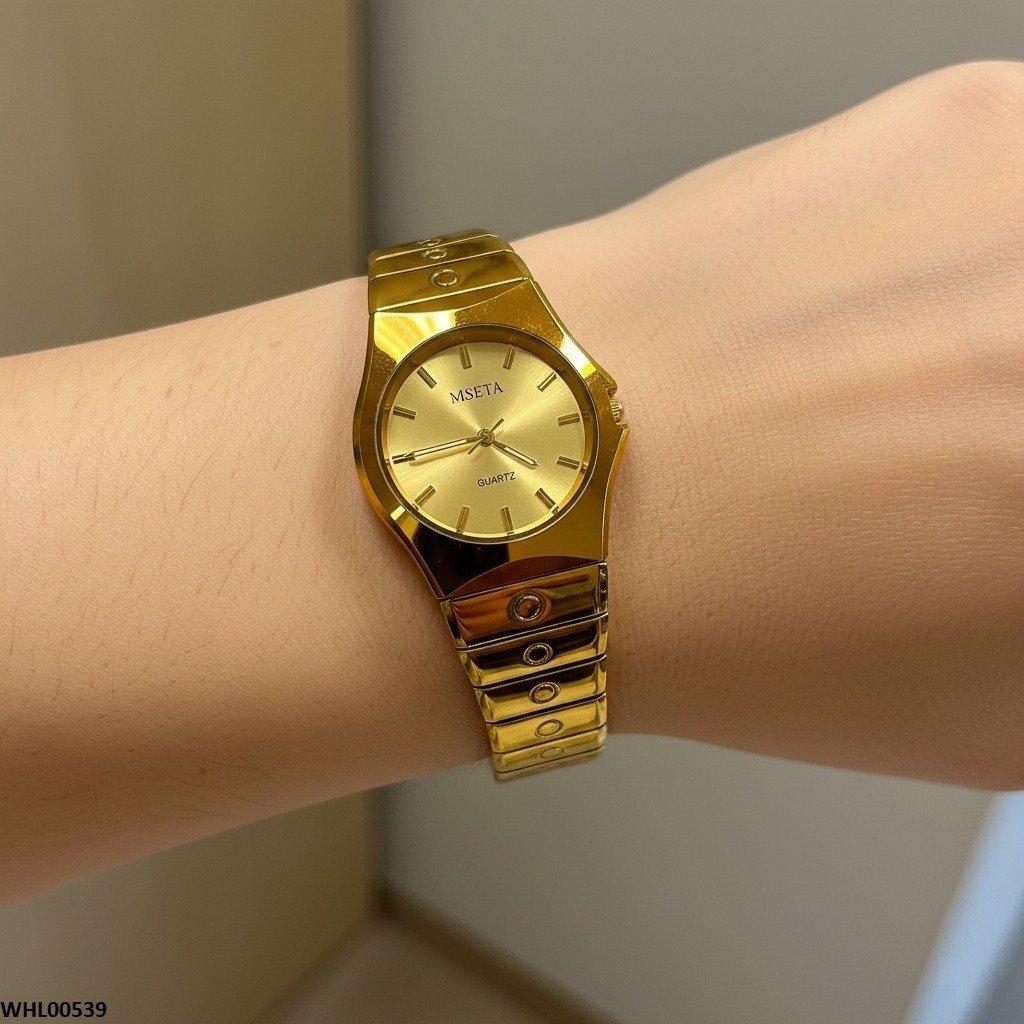 Round Gold Women's Watch