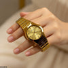 Round Gold Women's Watch