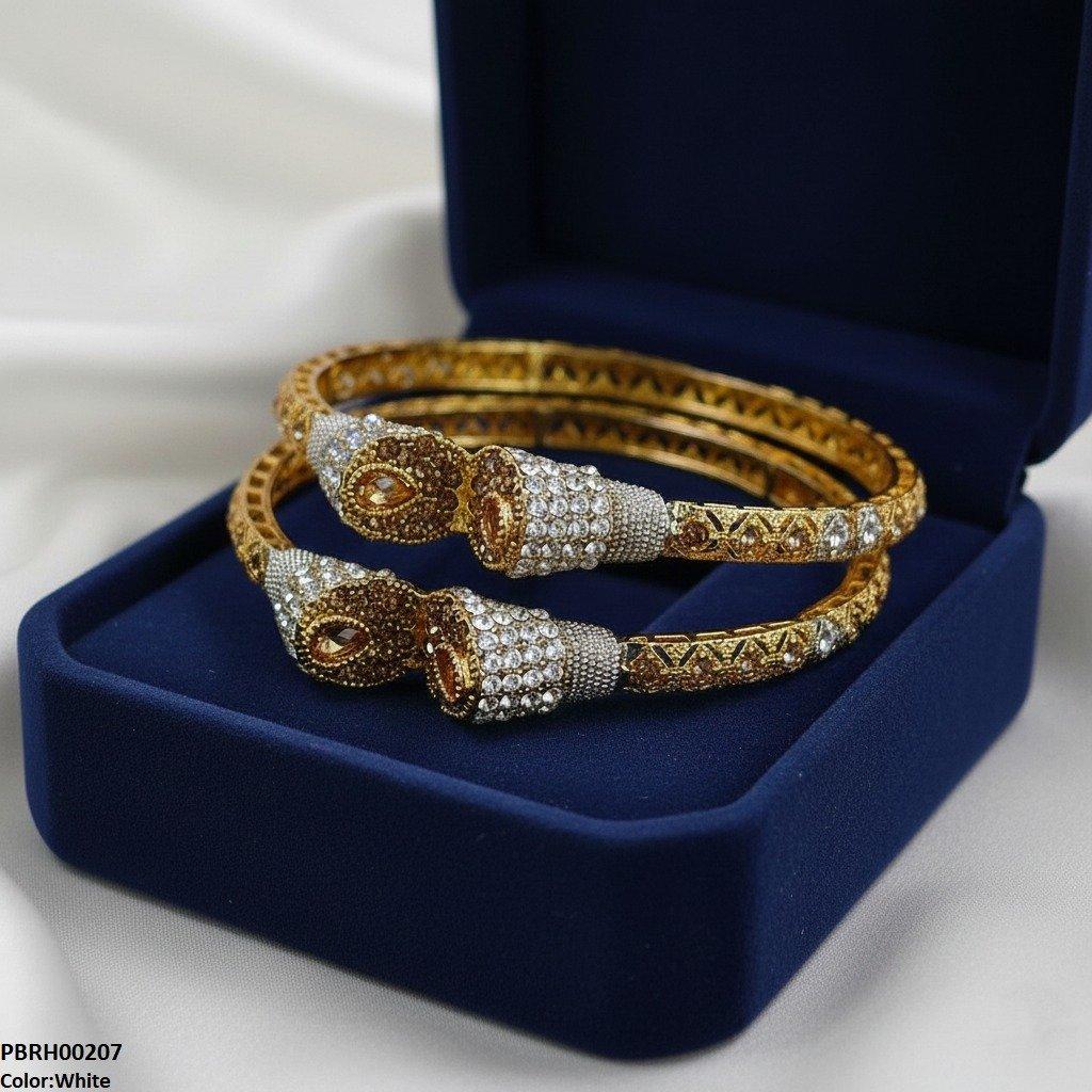 Tear Stone Bangle Set