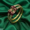 Tear Stone Bangle Set