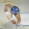 Round Blue Dial Men's Watch