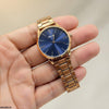 Round Blue Dial Men's Watch