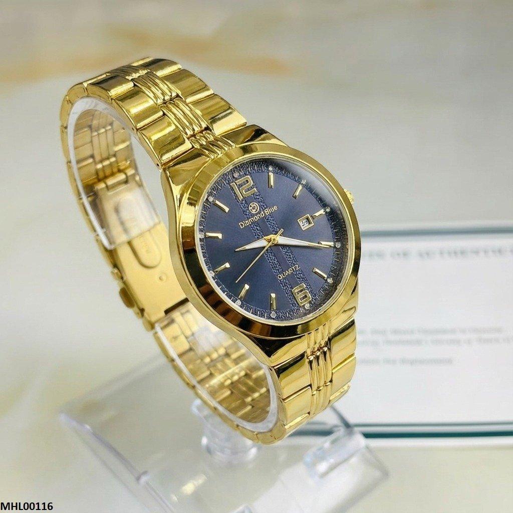 Round Stone Texture Dial Men's Watch