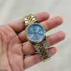 Round Honeycomb Dial Men's Watch