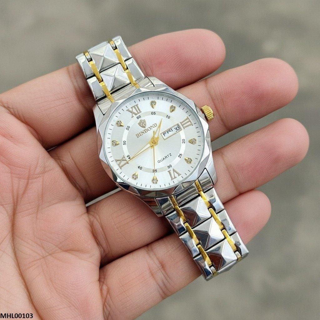 Fashionable Round Dial Men's Watch