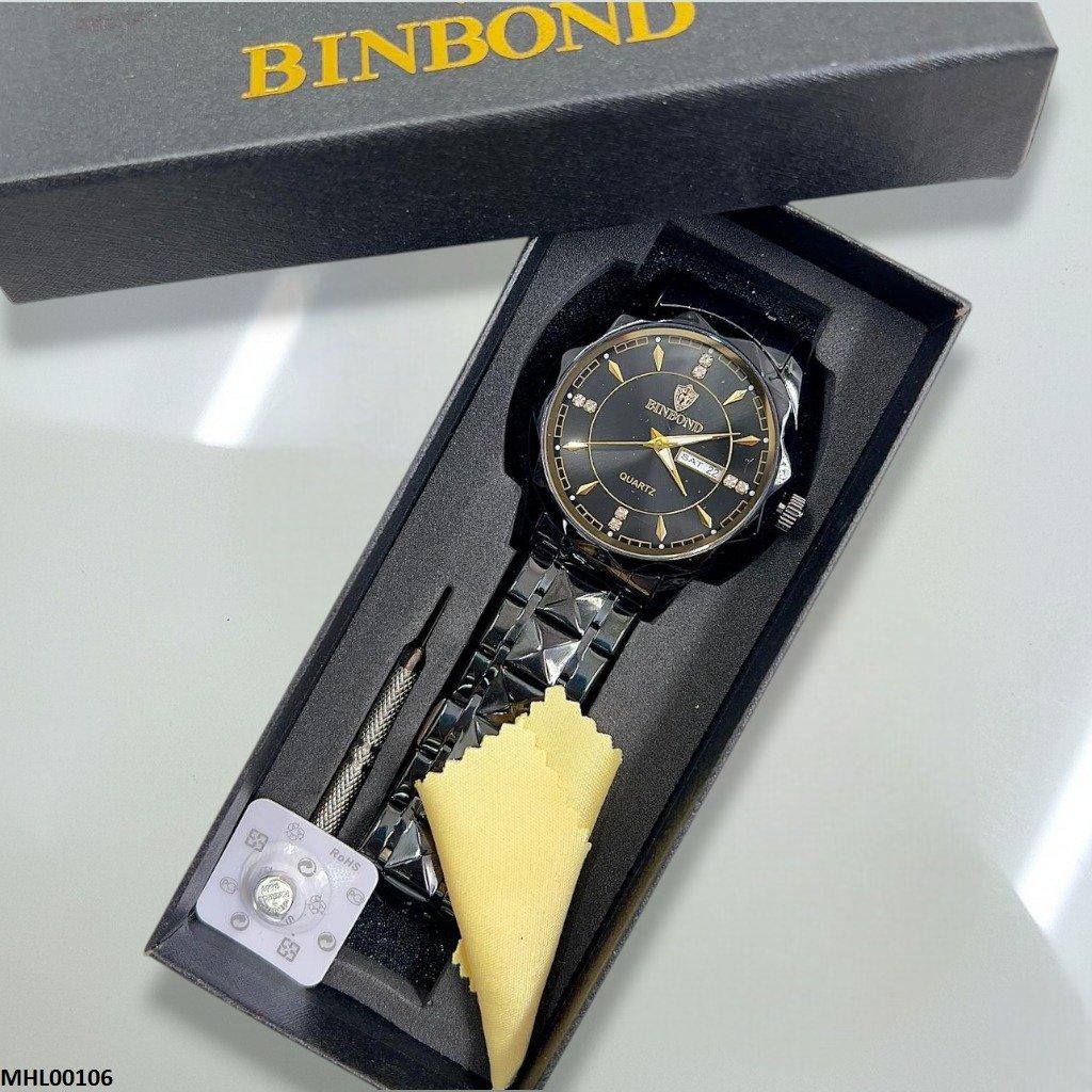 Round Black Fashionable Men's Watch