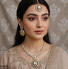 Marquise Flower Drop Necklace Set
