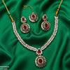 Marquise Flower Drop Necklace Set