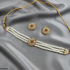 Flower Pearl Choker Set