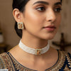 Marquise Leaf Choker Set