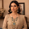 Cut Jhumki Drop Pearl Mala