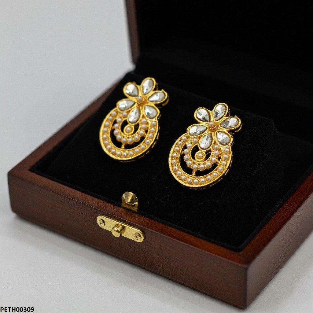 Pearl Flower Tops Pair