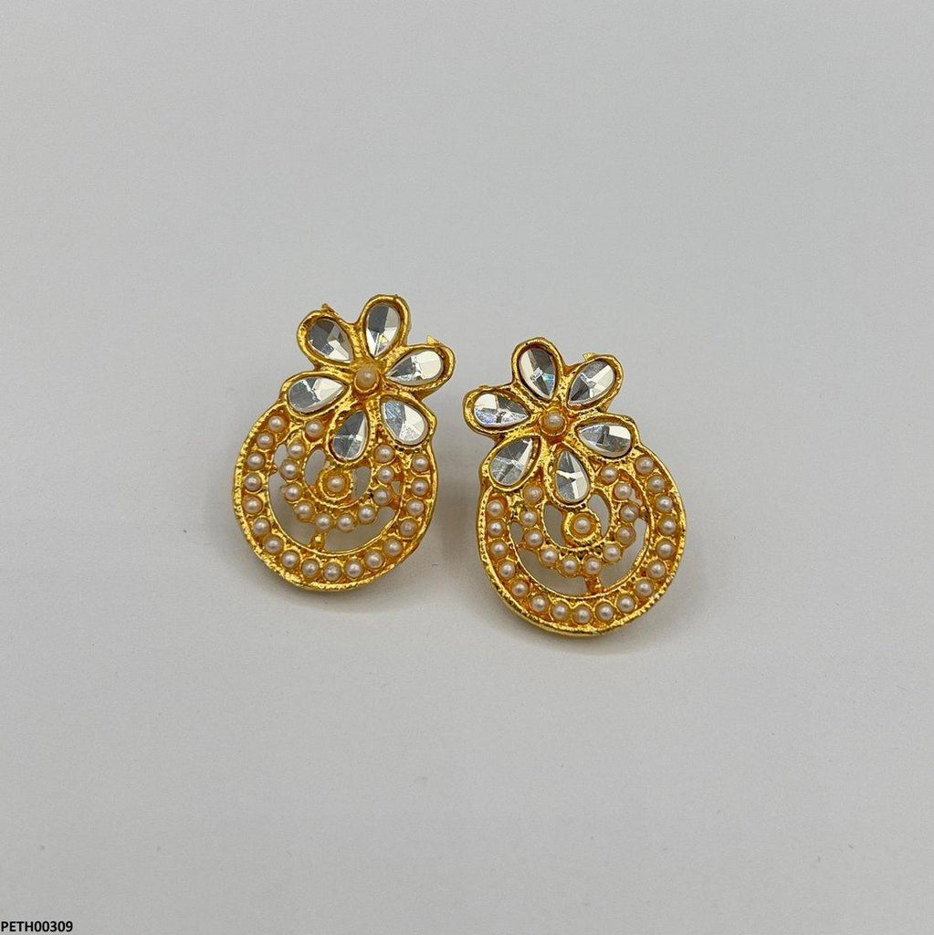 Pearl Flower Tops Pair