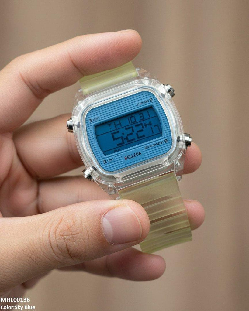Square Digital Sports Men's Watch
