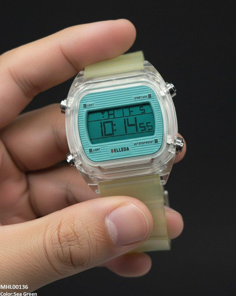 Square Digital Sports Men's Watch