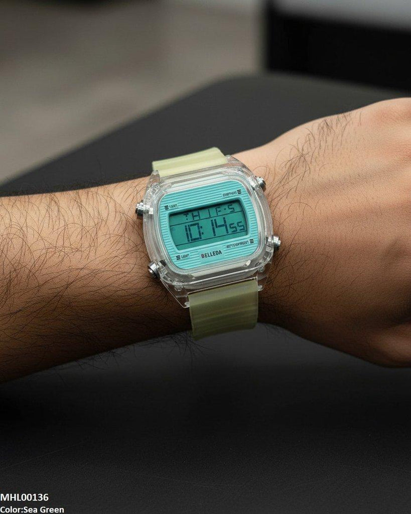 Square Digital Sports Men's Watch