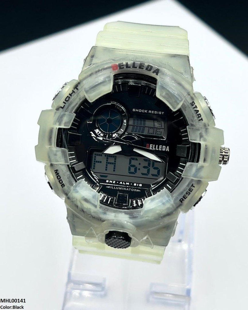 Round Ice Core Digital Sports Men's Watch