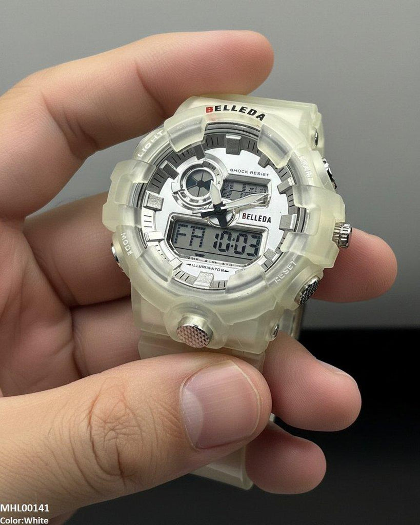 Round Ice Core Digital Sports Men's Watch