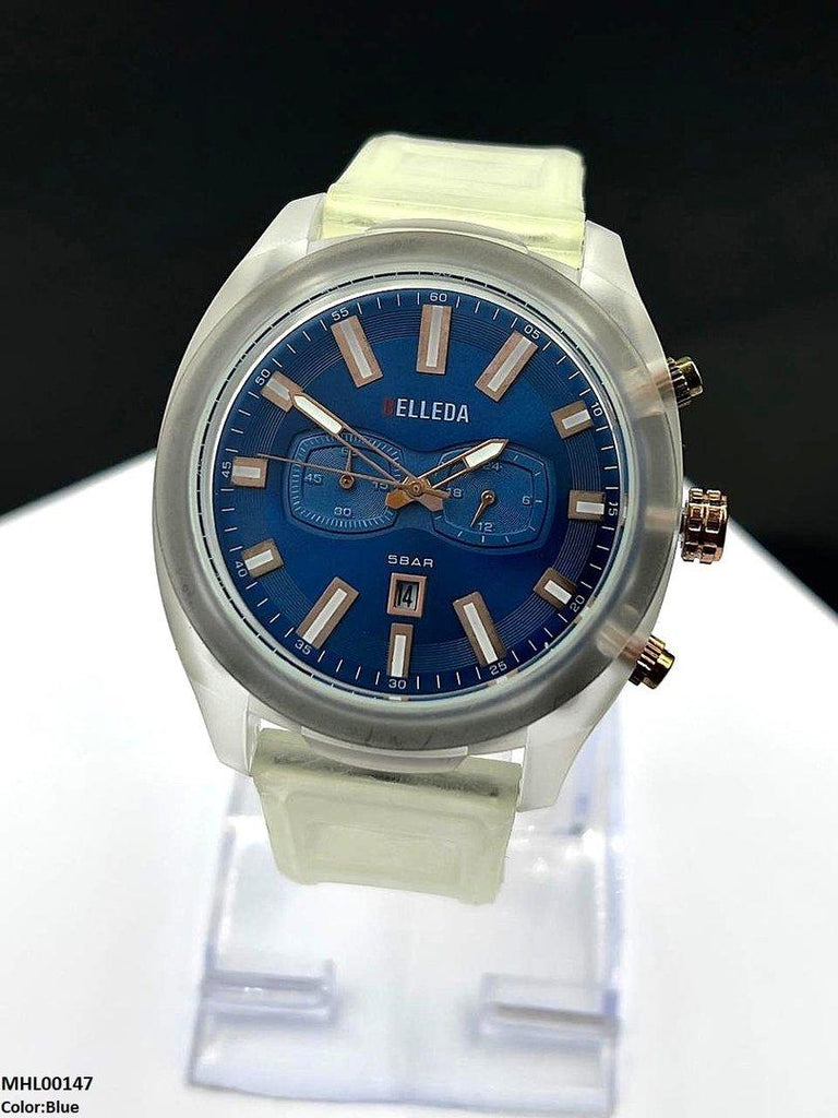 Round Double Digital Dial Sports Men's Watch