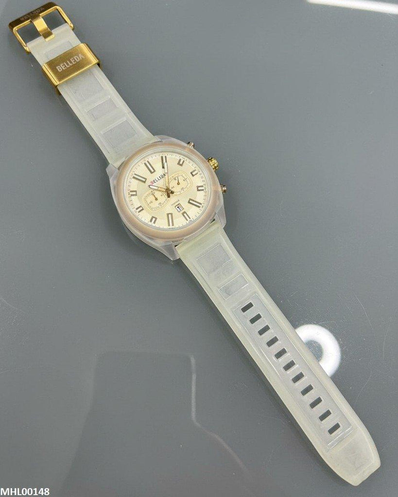 Round Double Dial Men's Watch