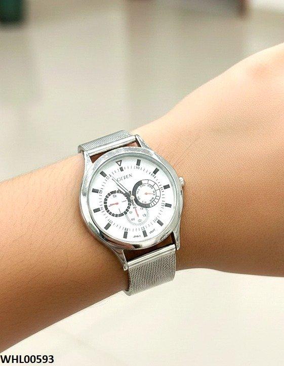 Round Lining Dial Women's Watch