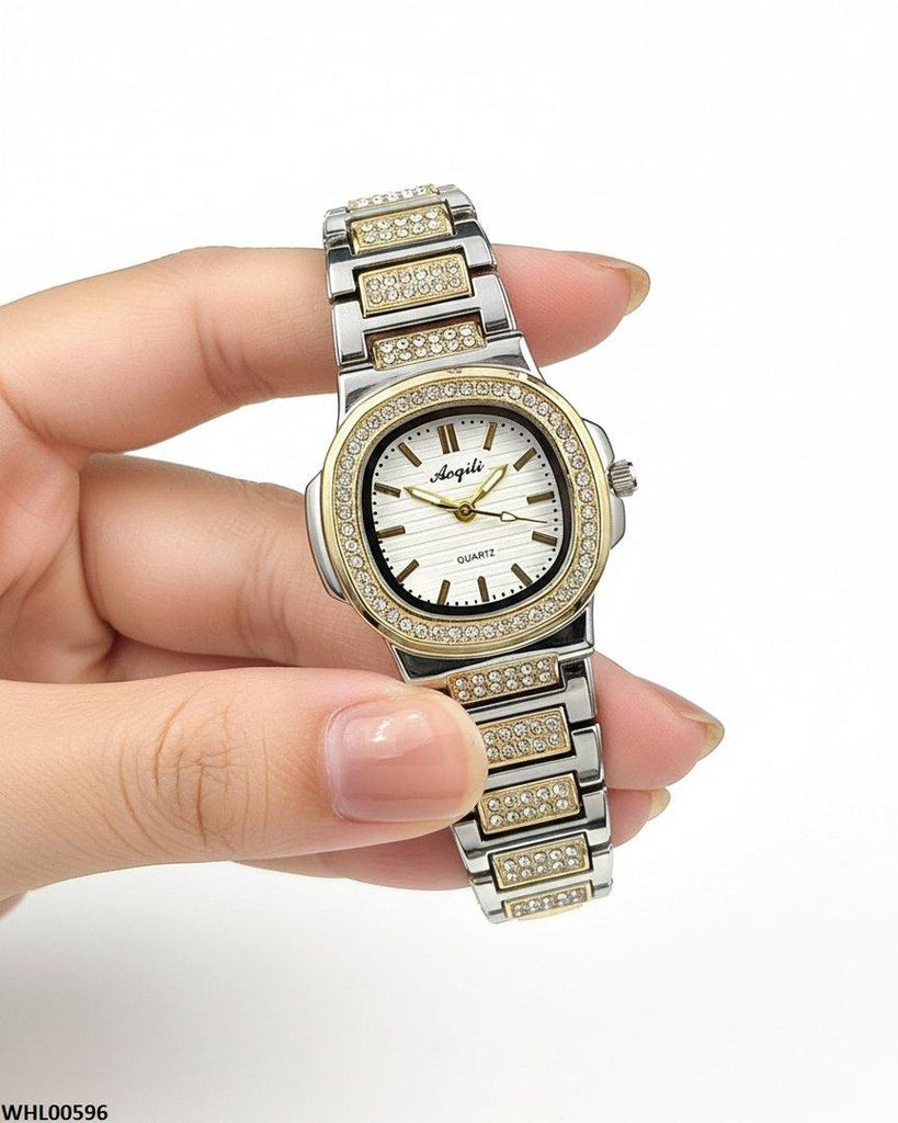 Round Tow-Tone Women's Watch