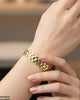 Double Round Stone Women's Watch