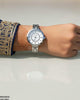 Double Round Stone Women's Watch