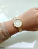 Double Round Stone Women's Watch