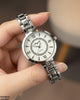 Double Round Stone Women's Watch